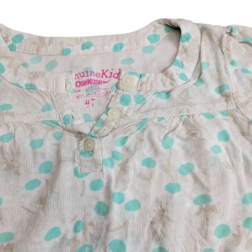 Oshkosh dandelion blouse 4T
